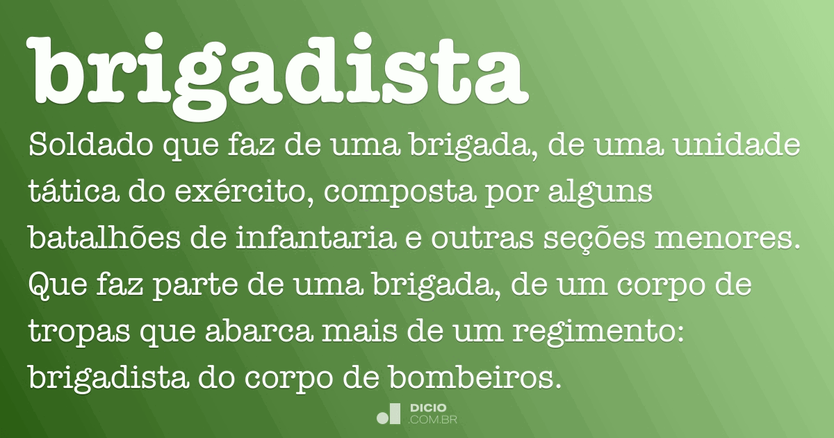 o que faz um brigadista