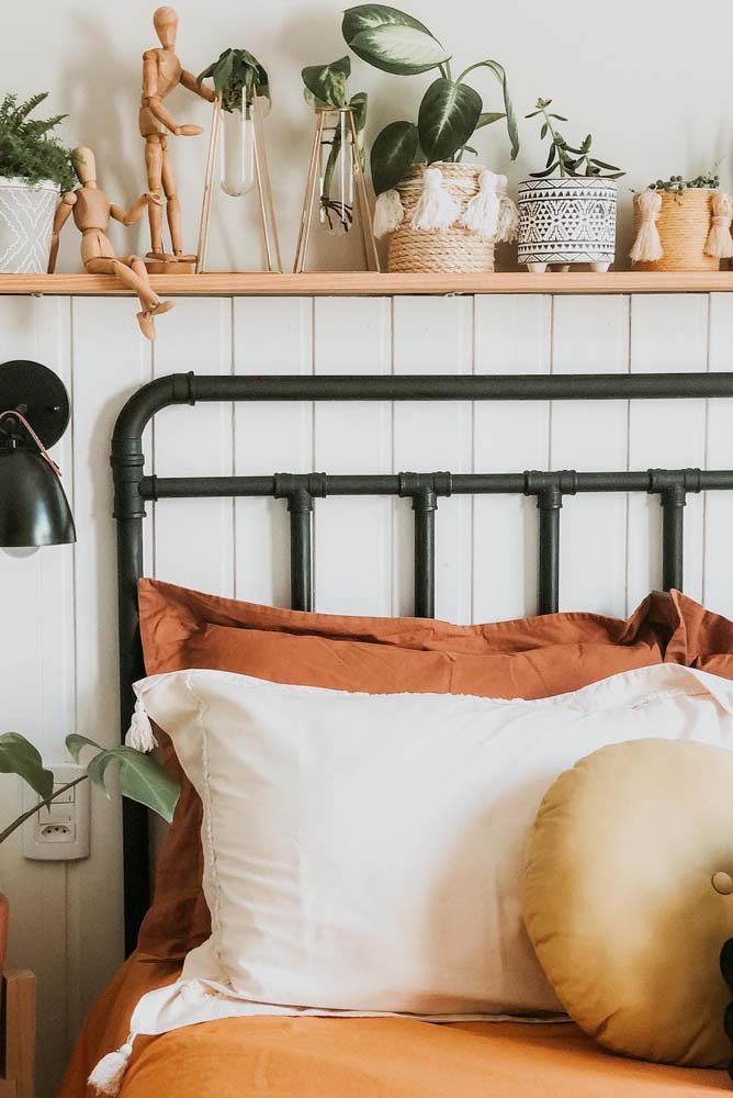 onde encontrar cabeceira de ferro vintage para cama queen