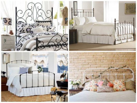 cabeceira de ferro vintage vs cabeceira de madeira
