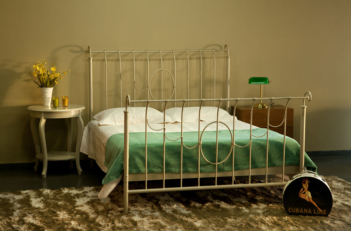 onde encontrar cabeceira de ferro vintage para cama queen