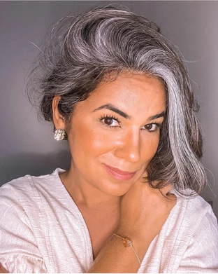 cabelos grisalhos femininos como cuidar