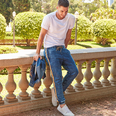 calça jogger masculina como usar