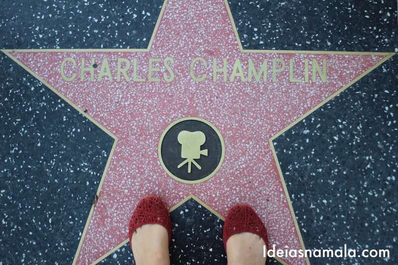 localização calçada da fama