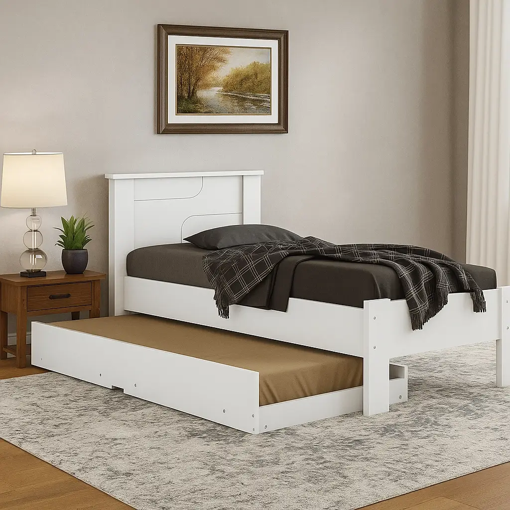 cama auxiliar decorada