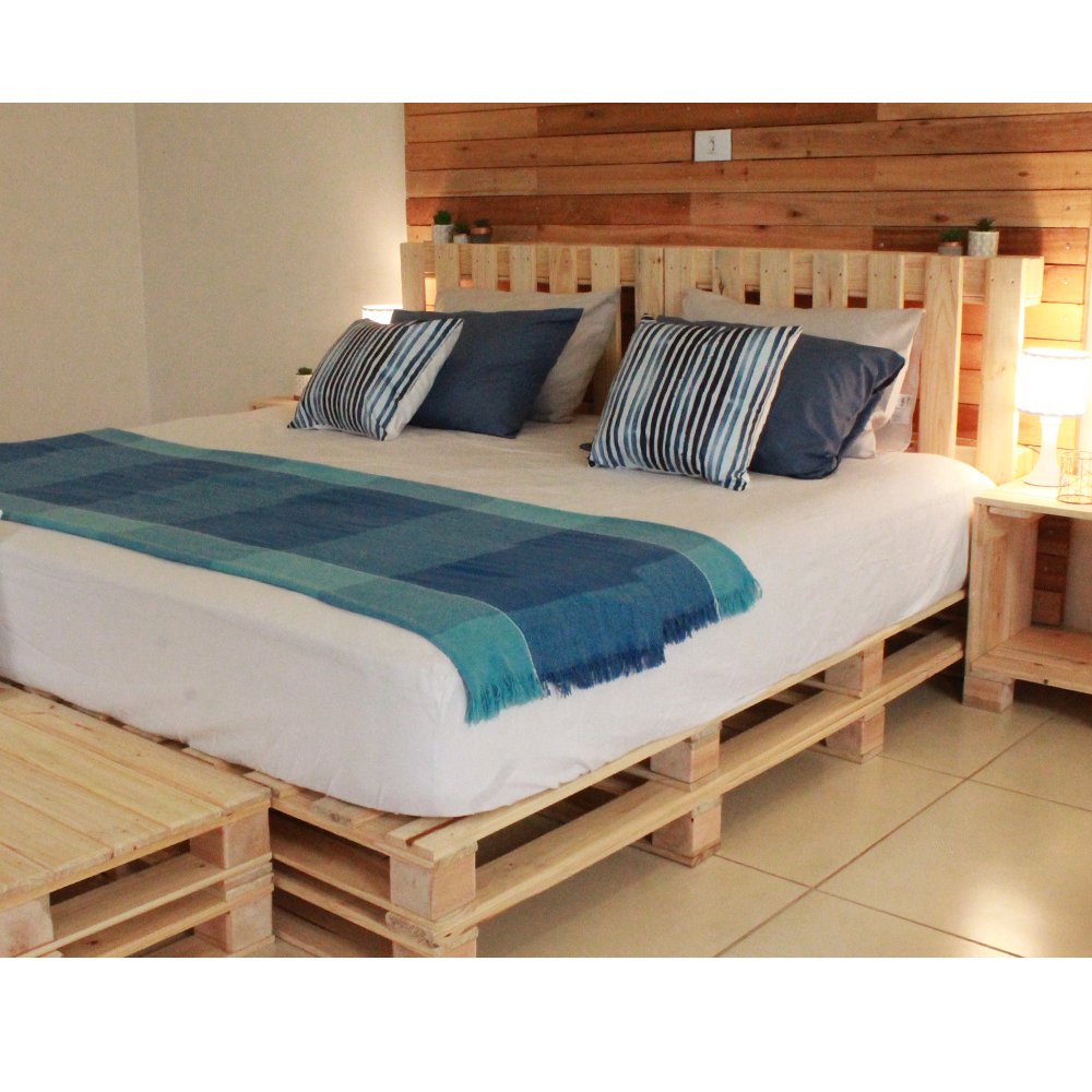 iluminação para cama de pallet