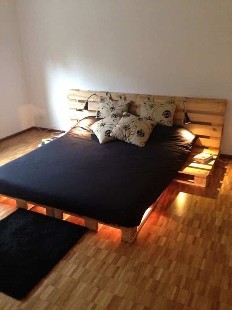 cama de pallet moderna