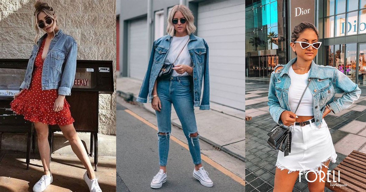 jaqueta jeans escura com calça jeans clara