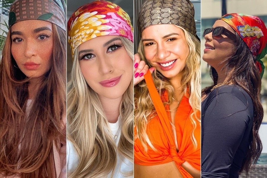 inspiração looks com lenço na cabeça para verão