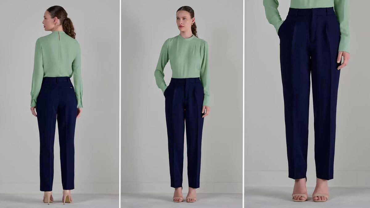 quanto custa um look completo com azul marinho