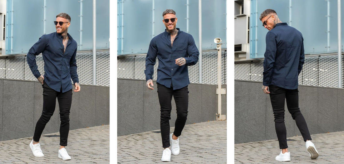 combinação de azul marinho com dourado para festa