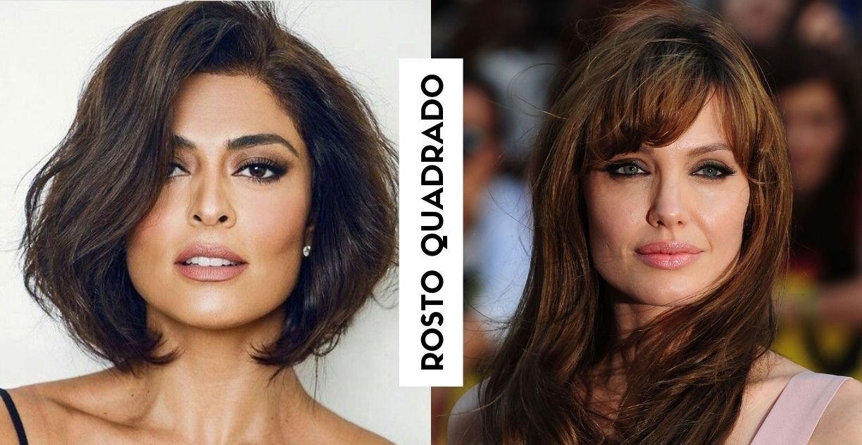 cortes de cabelo feminino para rosto quadrado inspiração