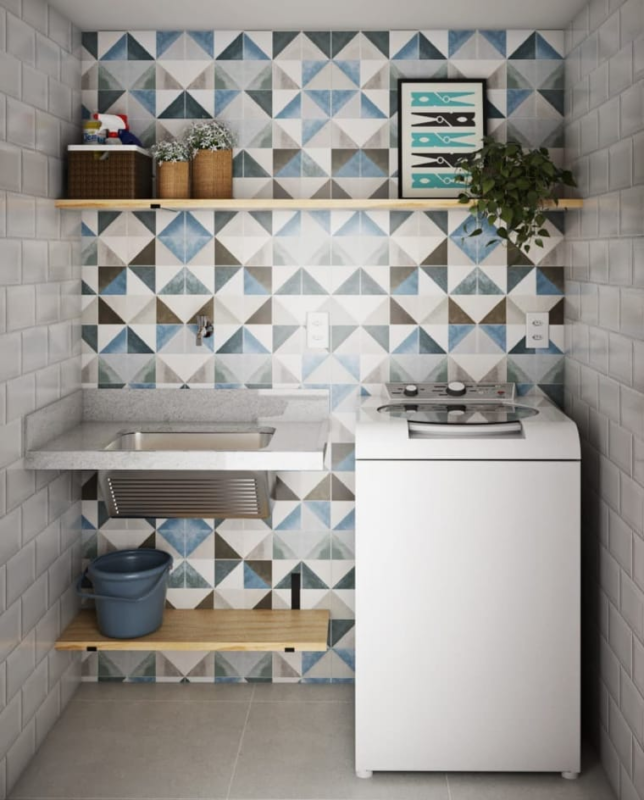 quanto custa decorar lavanderia pequena