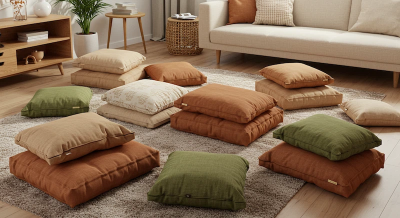 erros comuns ao decorar quarto com almofadões no chão