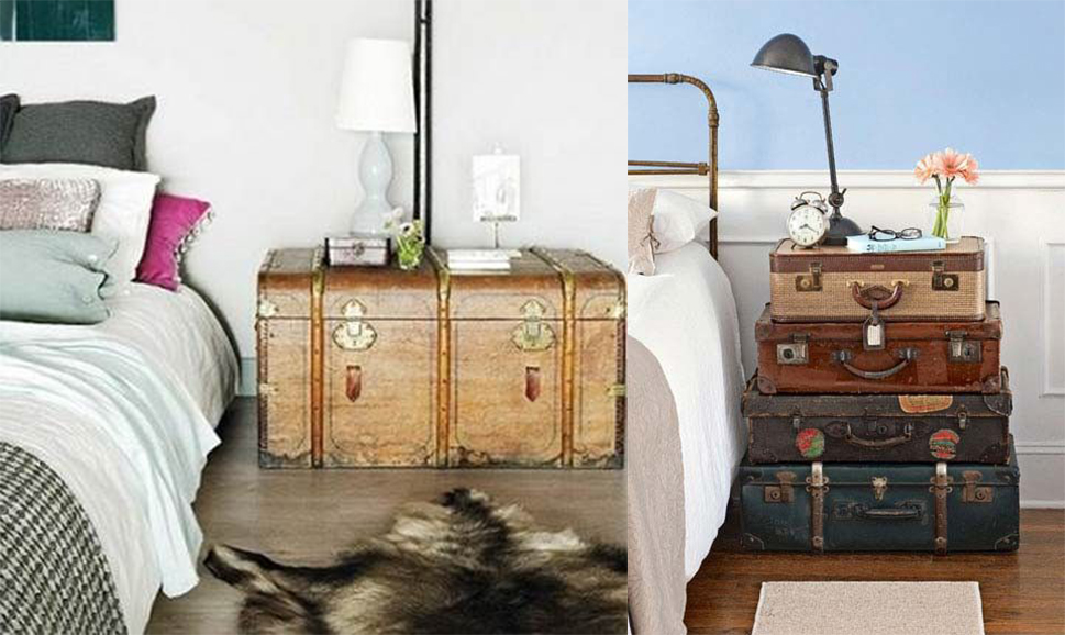 quanto custa decorar quarto com malas antigas