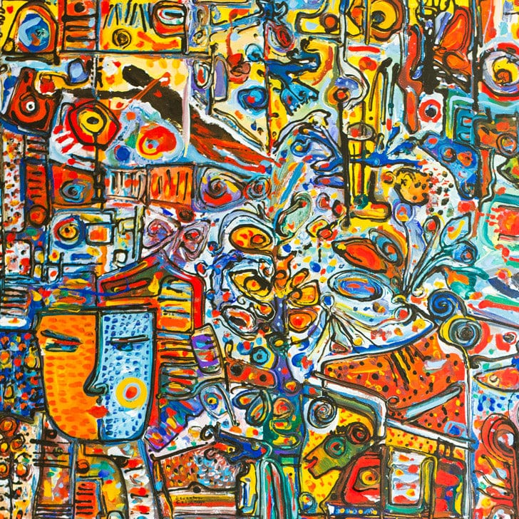 quanto custa um quadro abstrato para quarto