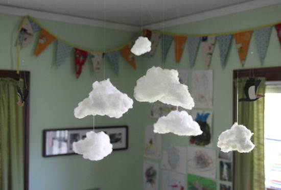 melhores luminárias de nuvem para quarto de bebê