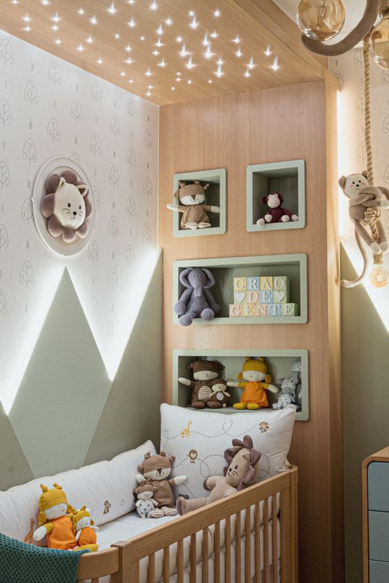 decoração de quarto de bebê simples e barato