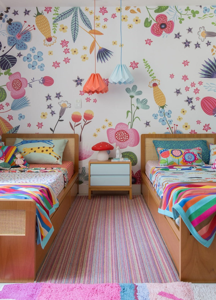 papel de parede infantil lavável