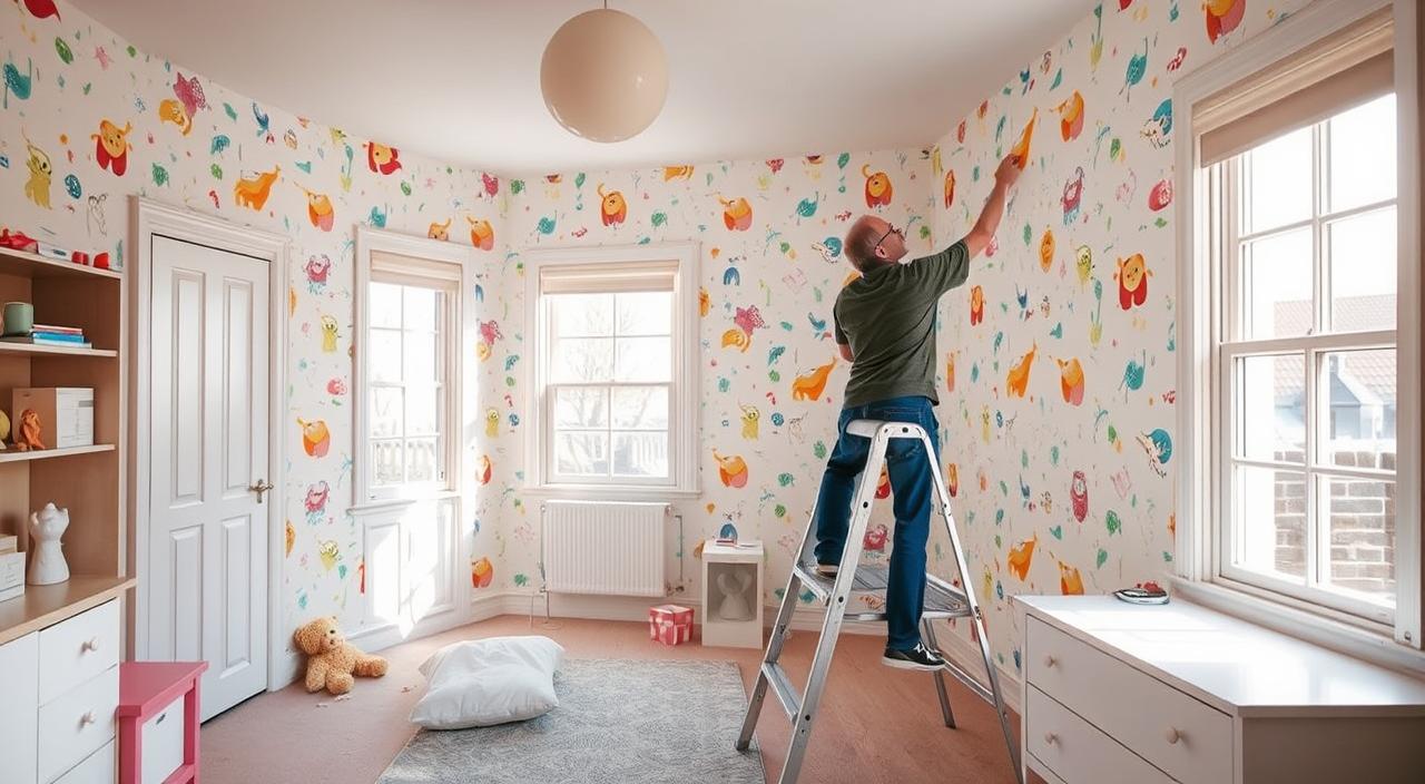 papel de parede infantil que decora