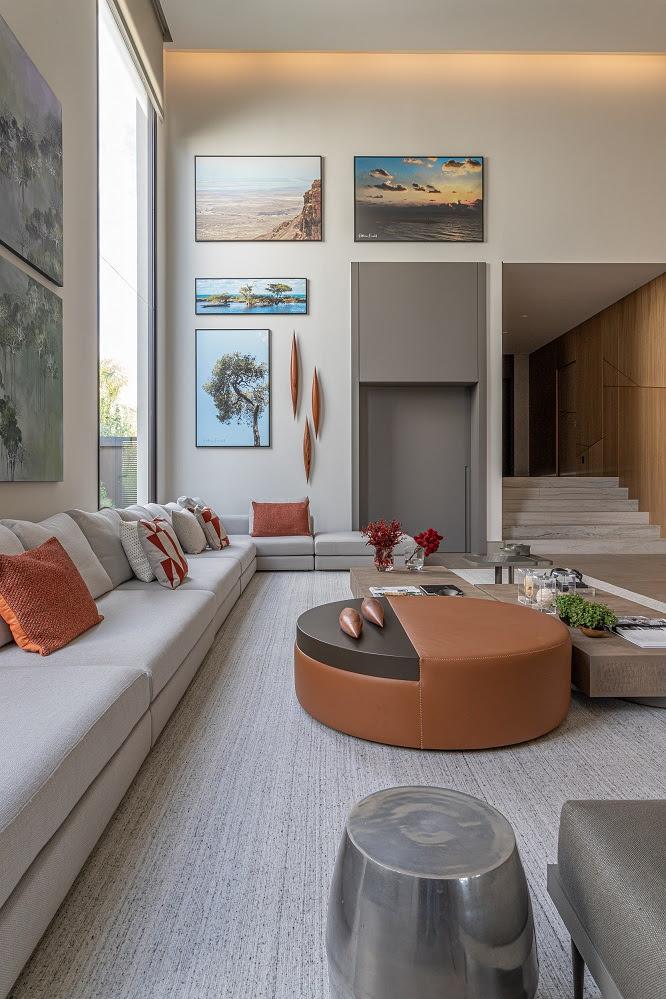 quanto custa decorar sala pé direito duplo