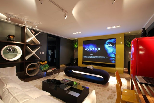 sala de jogos em apartamento