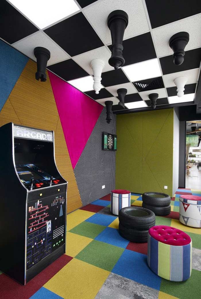 sala de jogos de tabuleiro