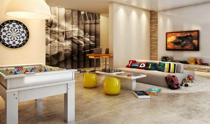 móveis para sala de jogos