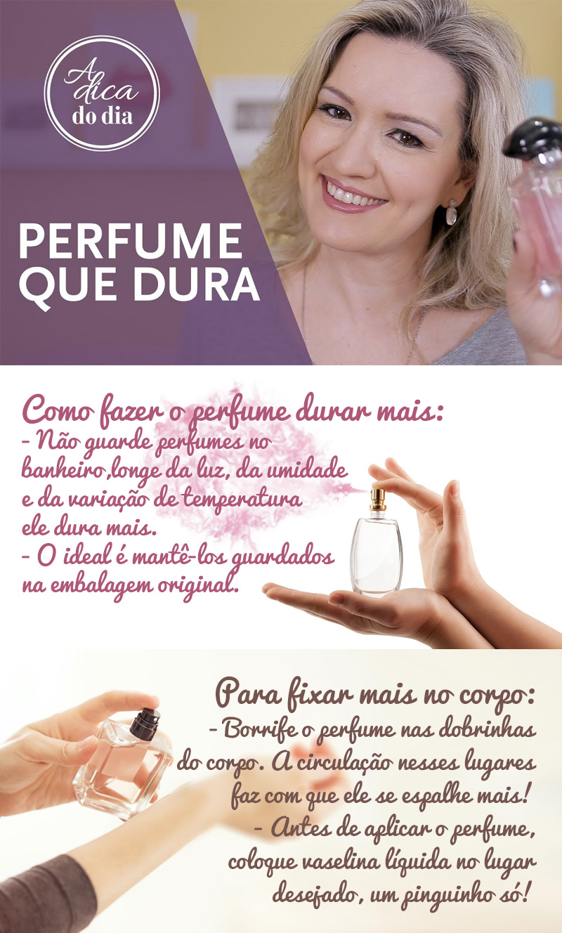 dicas para o perfume durar mais