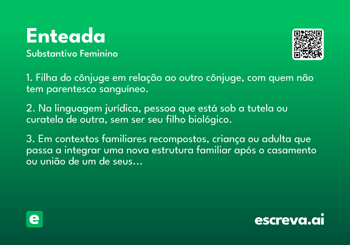 definição de enteada