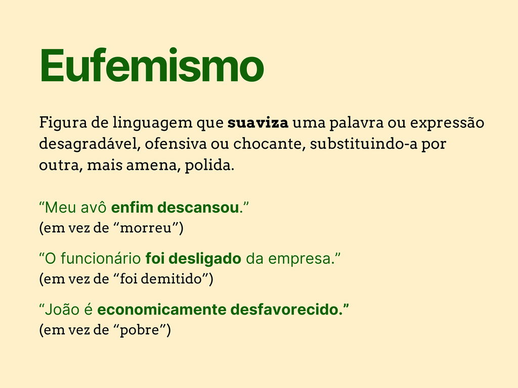 eufemismo o que é