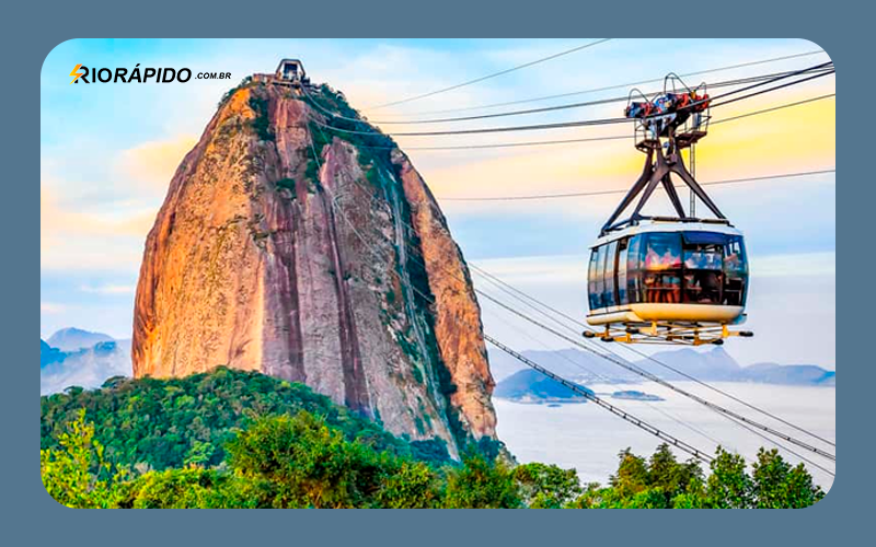 fotografar pôr do sol no pão de açúcar