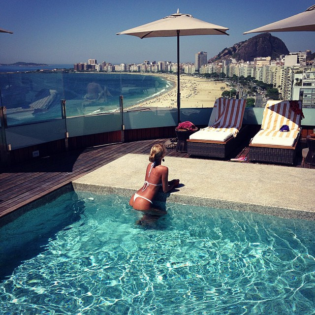 fotografar o nascer do sol na praia de copacabana