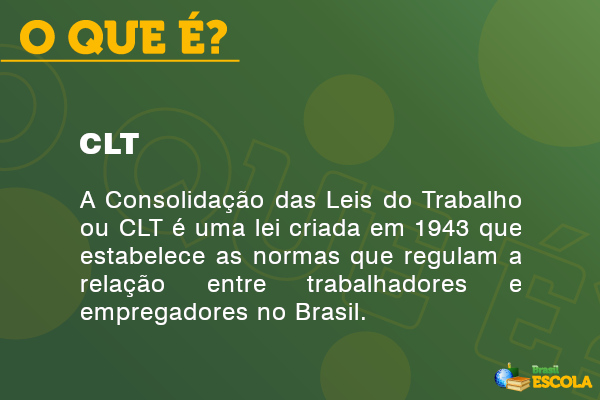 o que é clt e quais os principais direitos