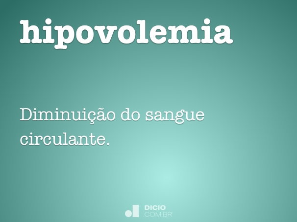 erros comuns no tratamento da hipovolemia