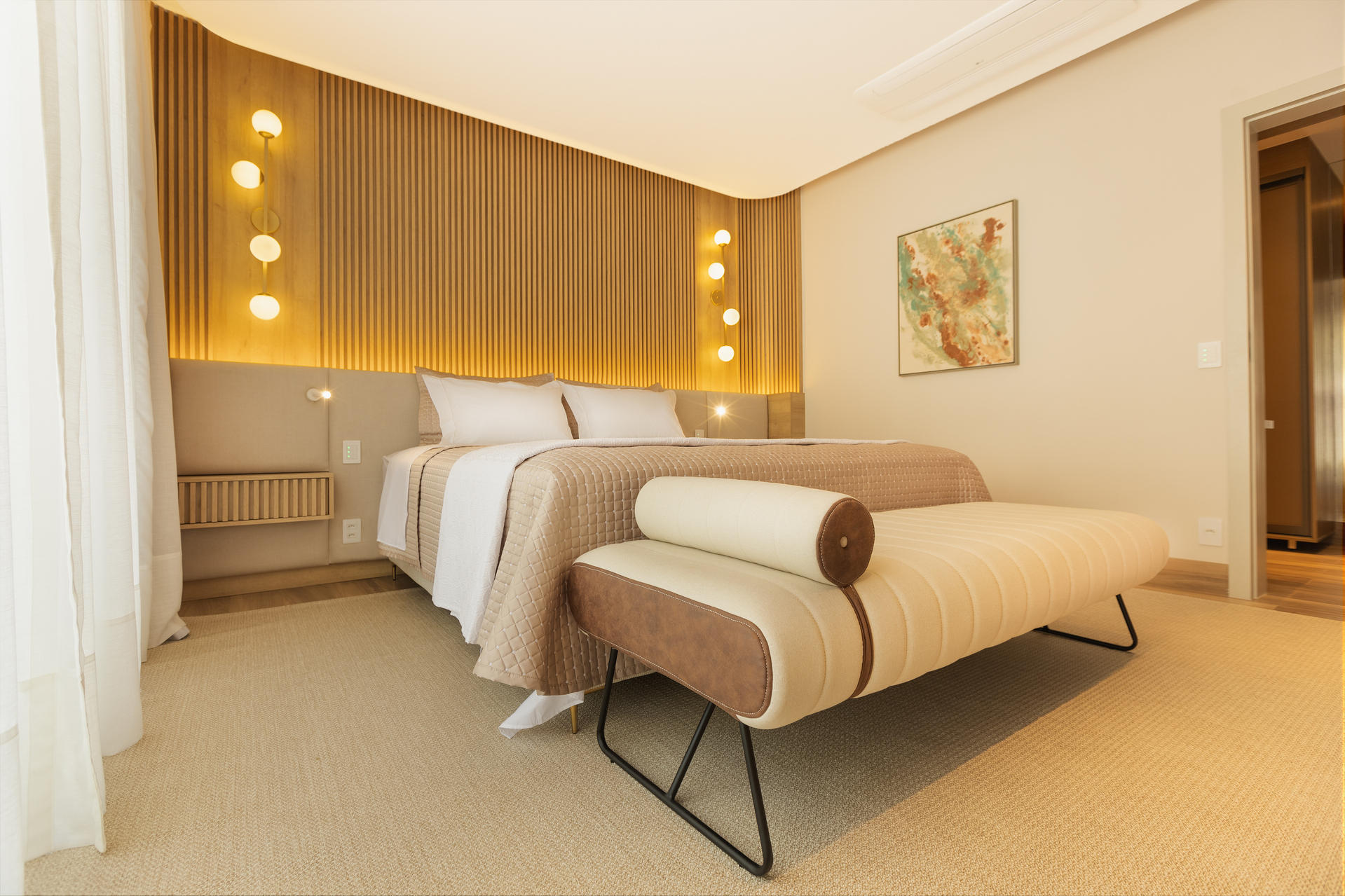 ideias de iluminação para quarto pequeno