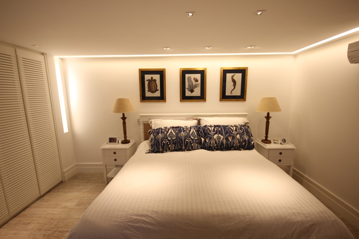 como usar fita de LED na cabeceira do quarto