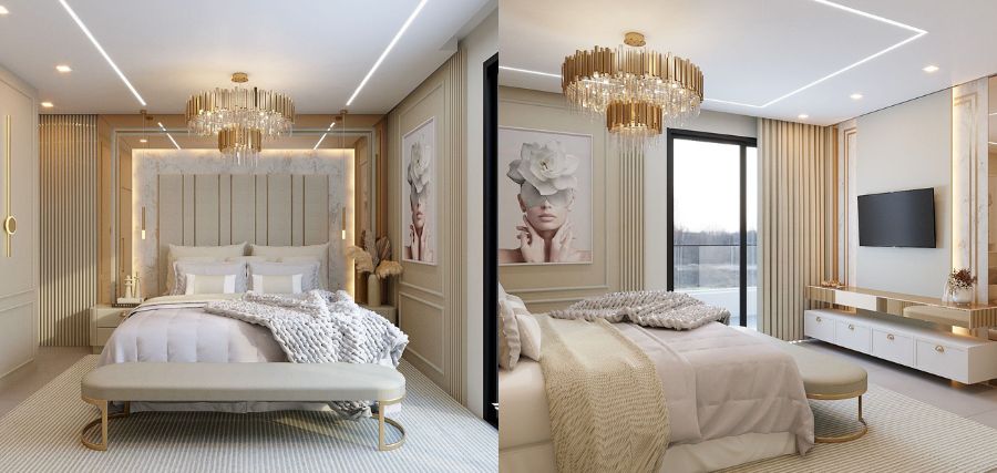 iluminação para quarto