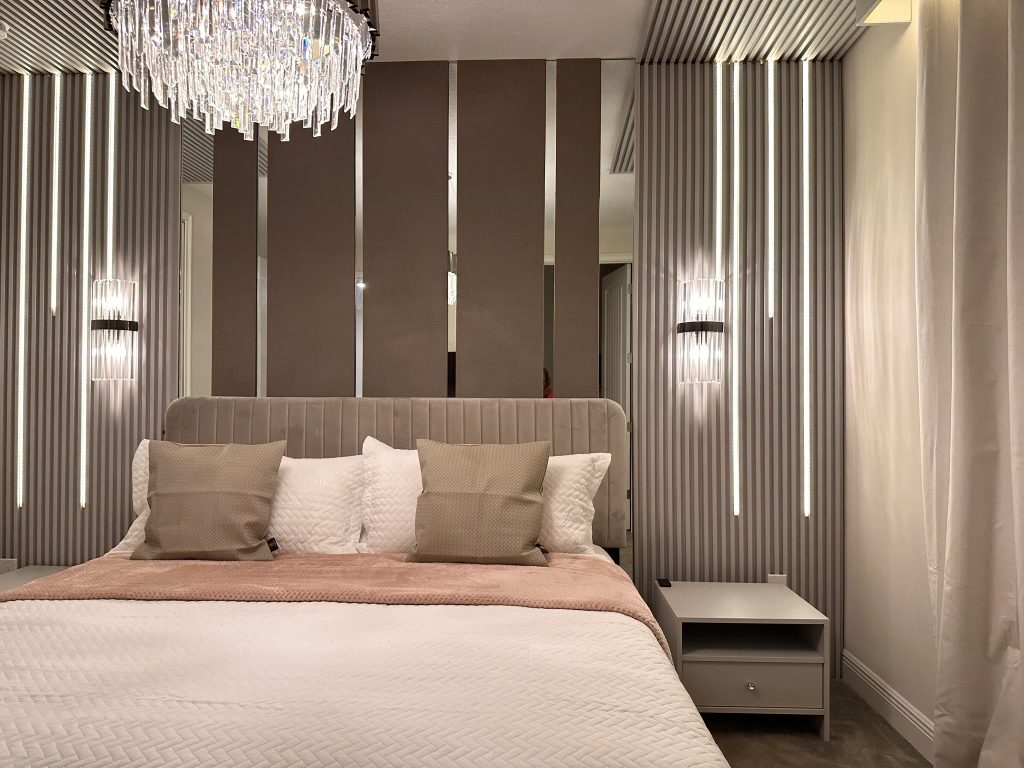 como usar fita de LED na cabeceira do quarto