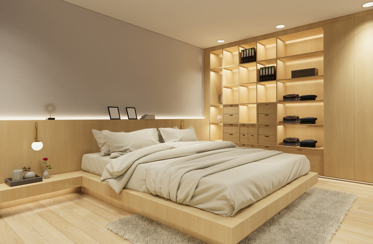 iluminação para quarto