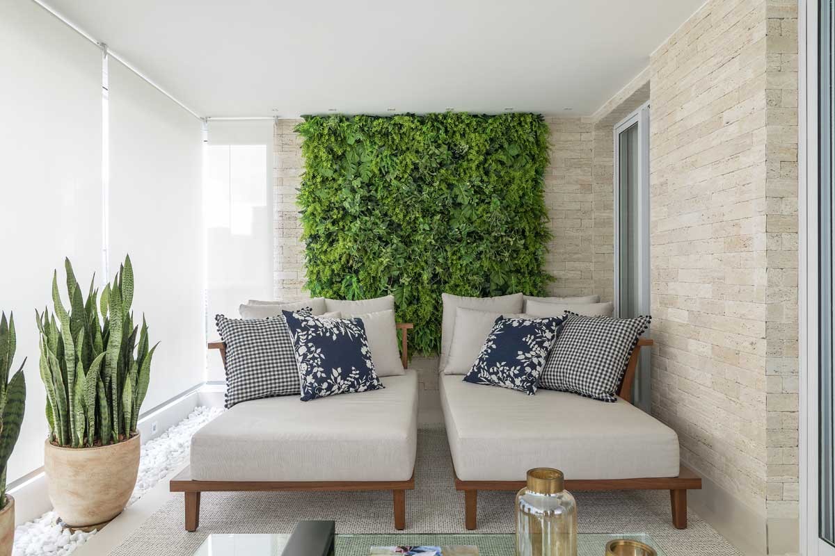 Plantas para jardim vertical interno