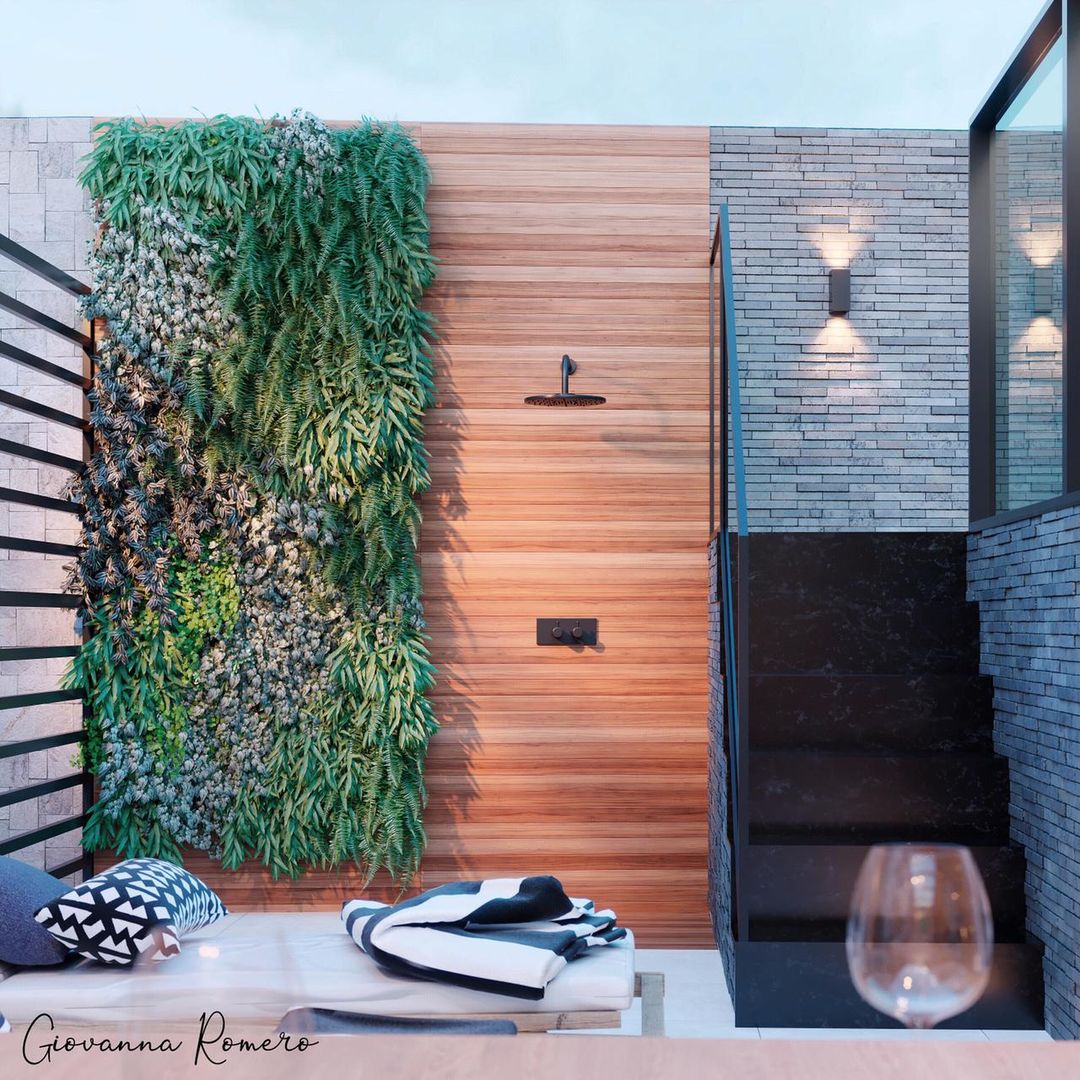 Benefícios do jardim vertical para a saúde