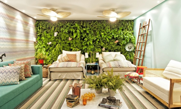 Jardim vertical preservado durabilidade