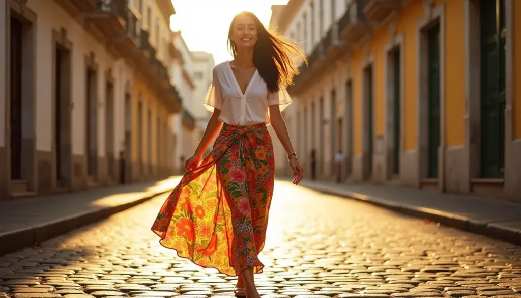 37 Looks com Saia Longa Estampada para Arrasar em 2026