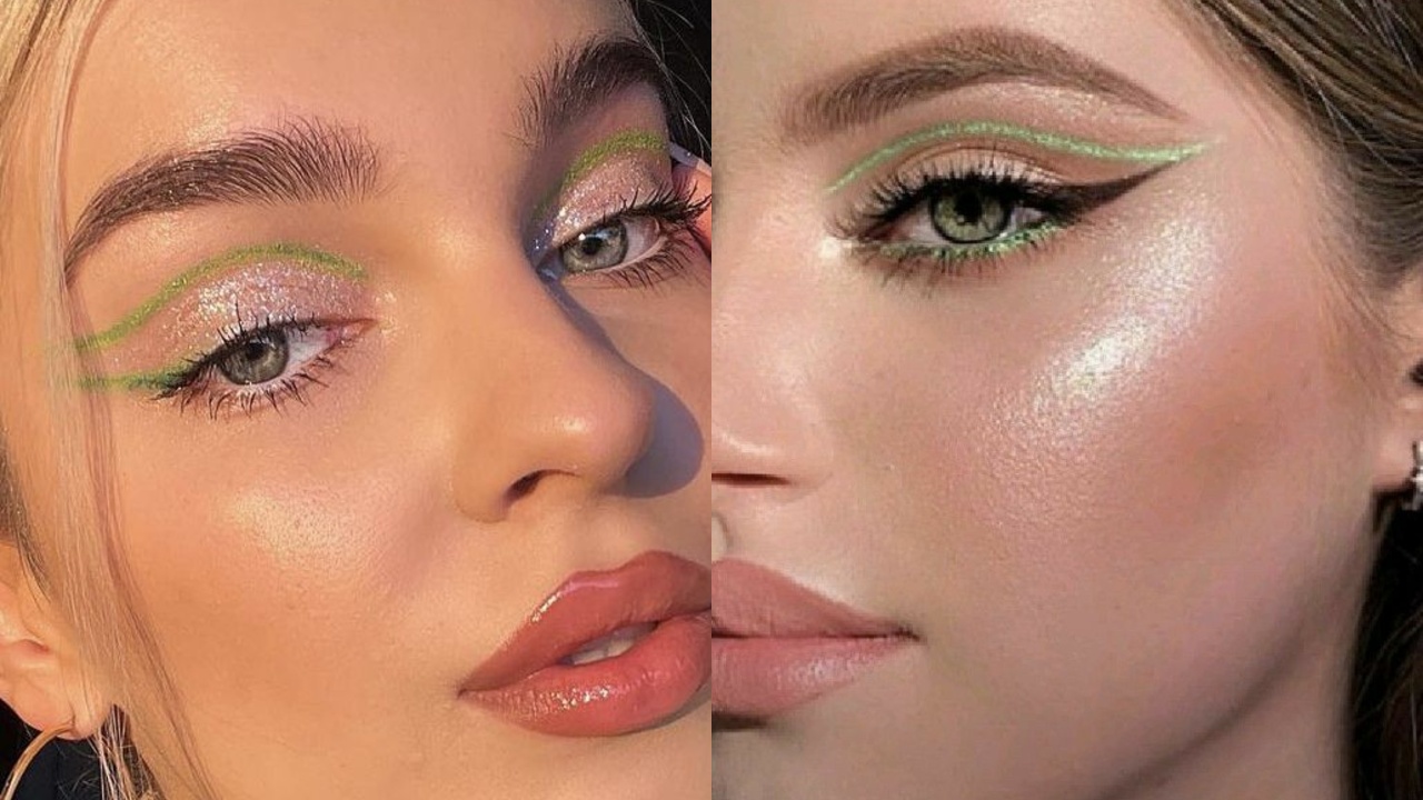 maquiagem roxa para olhos verdes passo a passo