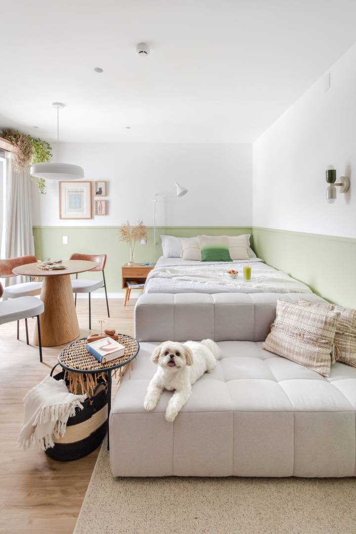 erros comuns ao pintar meia parede do quarto