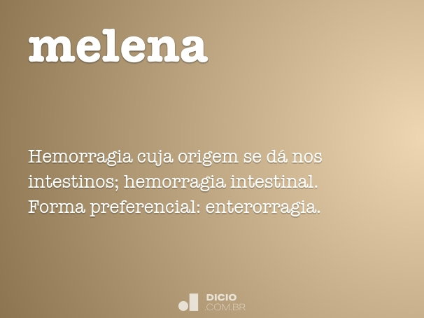 melena o que é