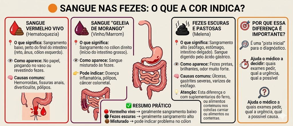 o que causa melena nas fezes