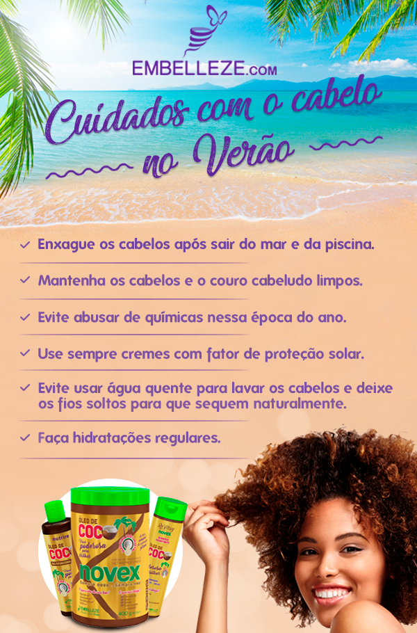 melhores produtos para o cabelo no verão