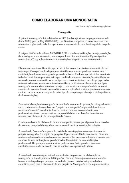 erros comuns ao escolher tema de monografia