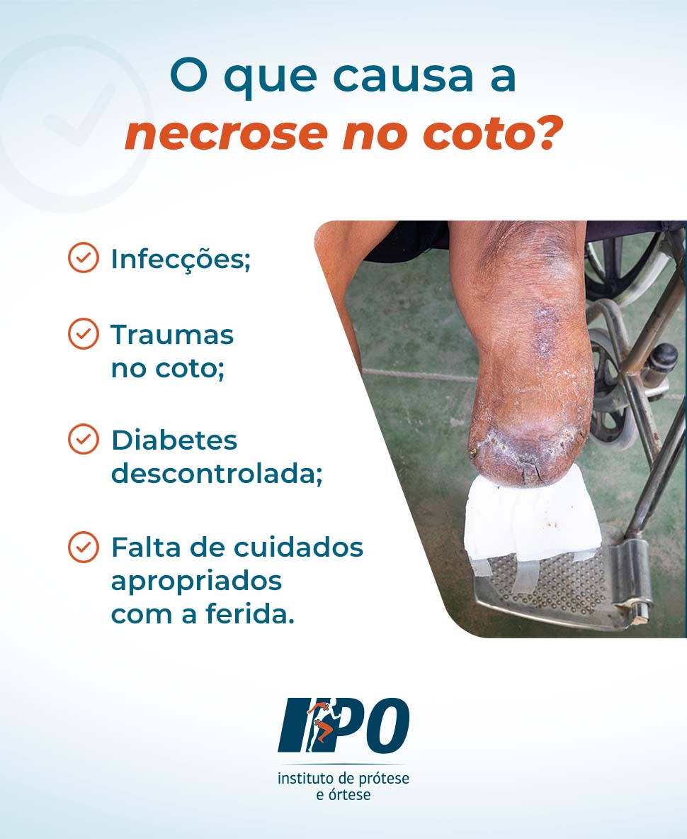 o que causa necrose na pele